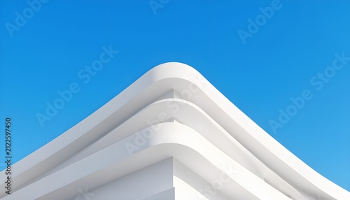Architecture Moderne Blanche 