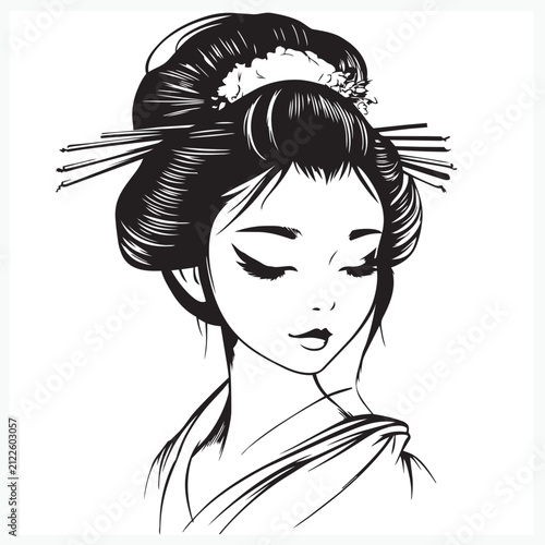 japanese girl in kimono