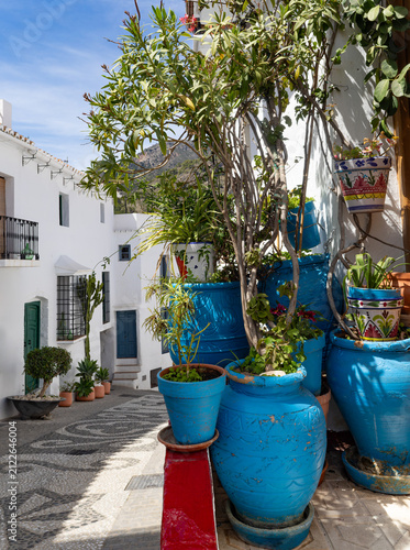 Les pots bleus de Frigiliana