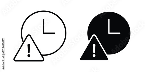 Expiry icon editable pictograms kit