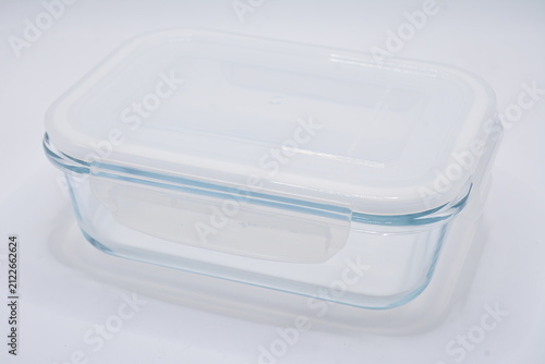 Rectangular glass food keeper