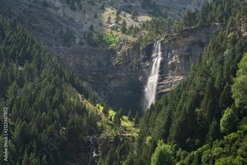 Waterfal in National Park Ordesa y Monte Perdido, Spain.