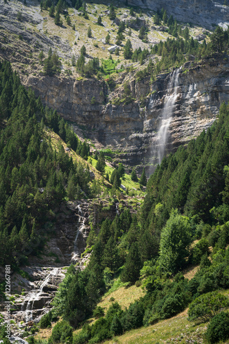 Waterfal in National Park Ordesa y Monte Perdido, Spain.