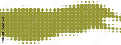 Abstract olive green halftone wave
