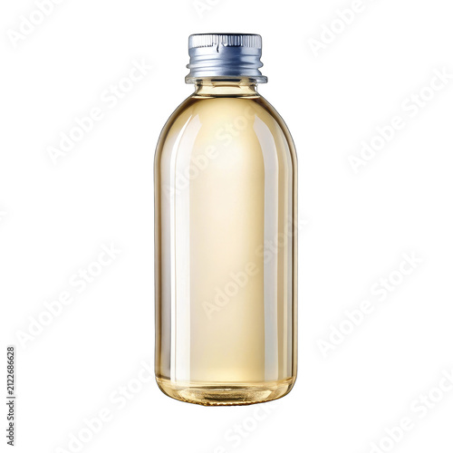 empty bottle isolated on white