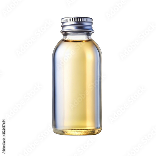 empty bottle isolated on white