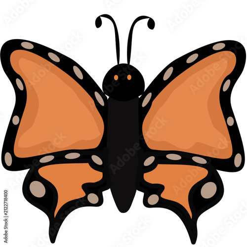 Vector illustration of a butterfly