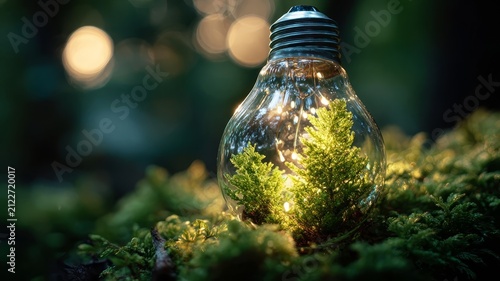 Festive Christmas Tree Decoration with Golden Lights, Baubles and Ornaments for Holiday Celebration and New Year Season