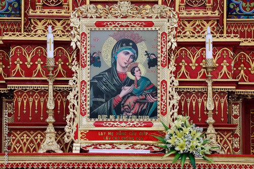 Canvas Print Our Lady of Perpetual Help Icon Lang Van