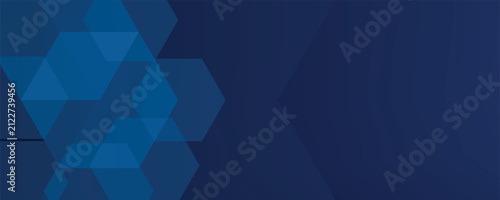 Abstract hexagon pattern on blue background. Medical and science concept.