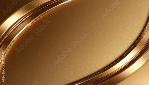 Elegant Golden Swirls Abstract Background Design.