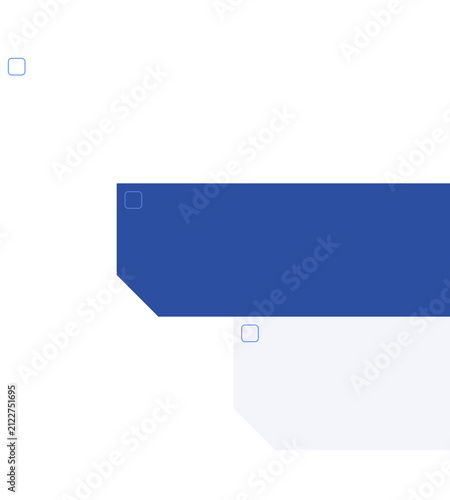 Checklist paper note element 21, vector flat graphic illustration for planner and to do list design