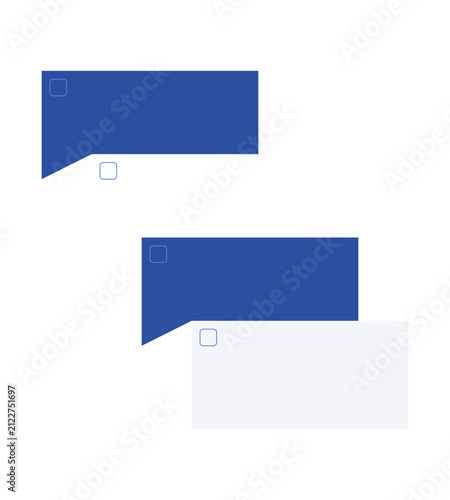Checklist paper note element 20, vector flat graphic illustration for planner and to do list design