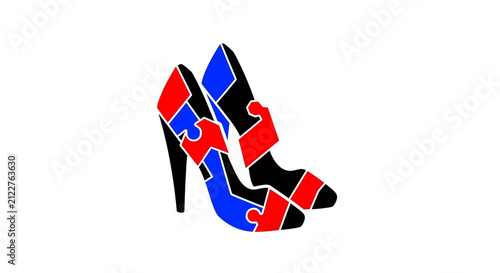 Puzzle High Heels - Creative Fashion Concept