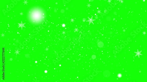 abstract green background with particles and new year Christmas 🎁⛄