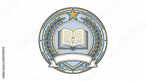 Vector illustration of a study logo