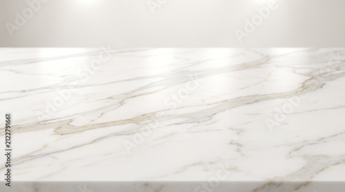 Luxury White Marble Background with Gold Veins