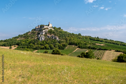 Falkenstein Castle Ruins on Rocky Hilltop