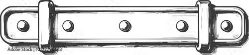 Metal sliding bolt lock security latch hardware for doors and gates durable steel construction with screw holes