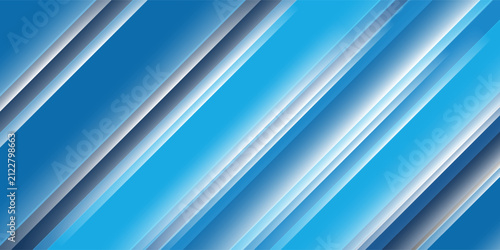 Modern blue background with abstract diagonal stripe elements and highlights