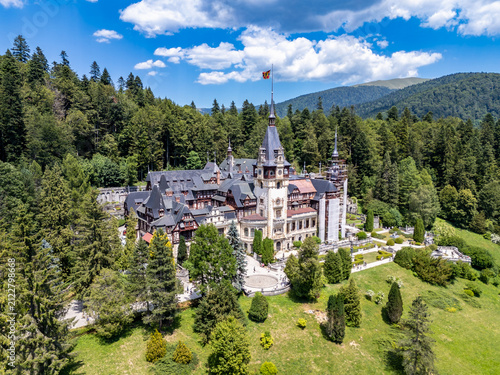 Peles Castle in Sinaia, Romania