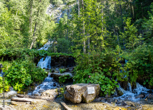 7 Izvoare waterfalls in Bucegi mountains, Romania