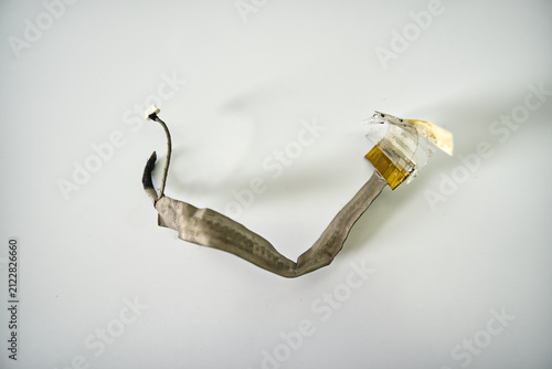 Disassembled Laptop Screen Internal Parts