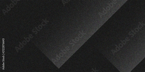 Black white dark gray abstract background. Geometric pattern shape. Line triangle polygon angle. Gradient. Shadow. Matte. 3d effect. Rough grain grungy. Design. Template. Presentation.