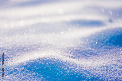Obraz na plátně Background of fresh snow texture