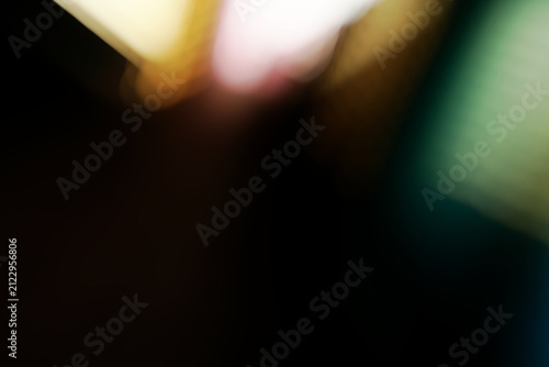 Abstract light leak, lens flare background, bokeh overlay effect for photography composition and modern graphic design