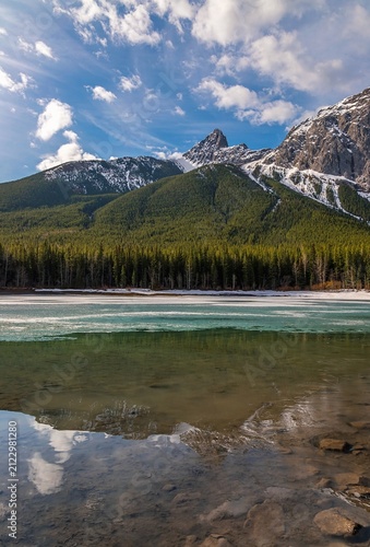 Blue Sky Mountain Reflections On Wedge Pond