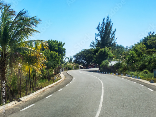 A section of Highway RN9 north of Toliara, Tulear, Madagascar
