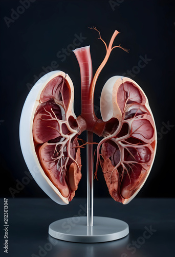 Human kidney anatomical mod...