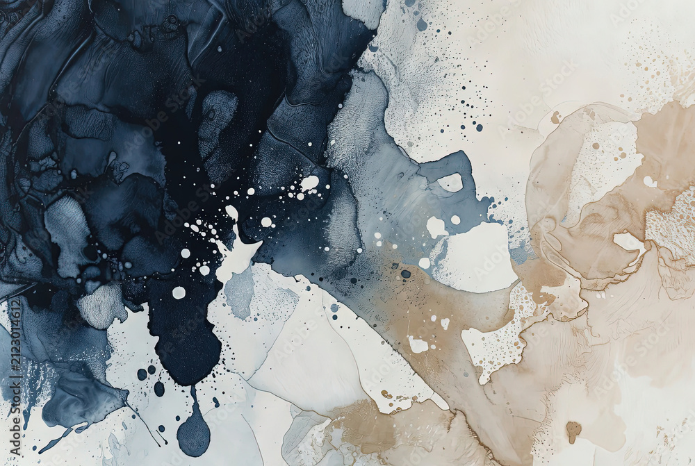 Obraz premium Abstract Artistic Colorful Background with Brush Strokes