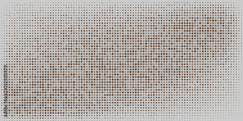 Minimalist grey halftone dot screen texture overlay on light background