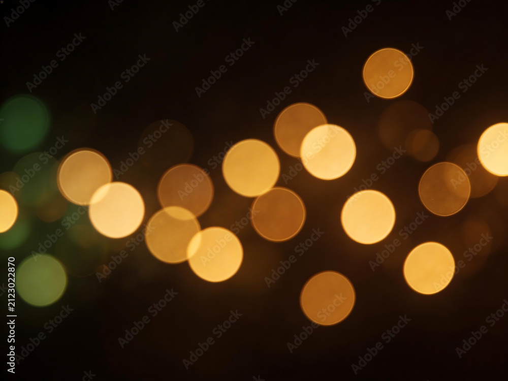 Fototapeta premium Abstract bokeh lights on dark background