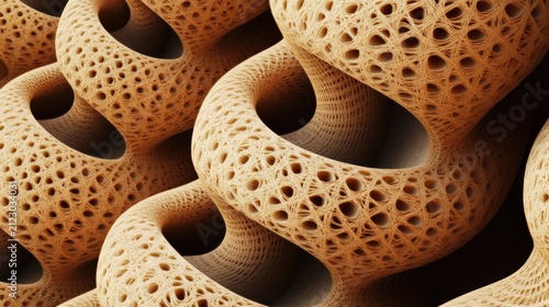 Abstract, organic, patterned, swirling forms