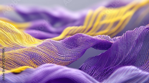 Abstract wavy textile design