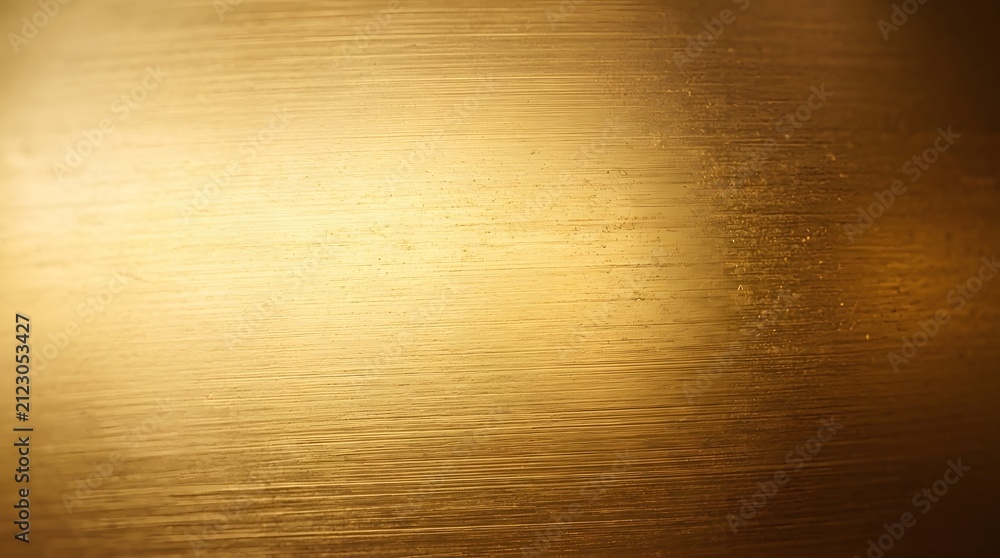 Naklejka premium Brushed Gold Metallic Texture Background