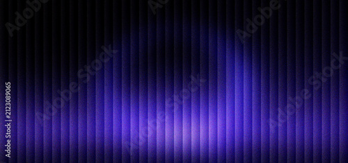 Cuadro en lienzo Abstract purple stage curtain with vertical lines and soft spotlight glow