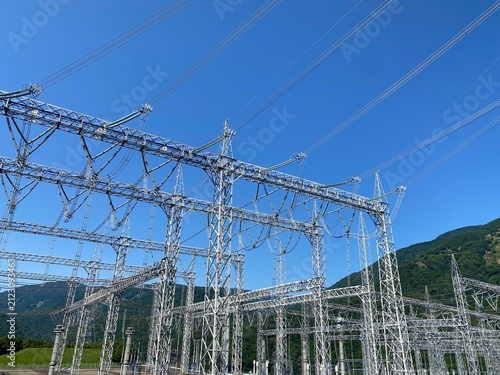 Vertical View of Electrical Transmission Facility