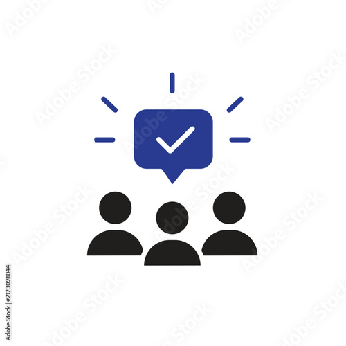 Icon solutions. Collaborative Solution. signboard instructions. assistants, optimization, and management. Isometric design style.