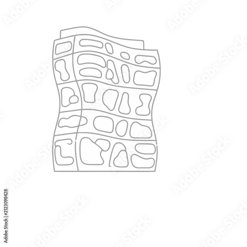 Abstract building outline