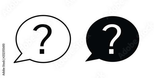 Question icon for creative designs