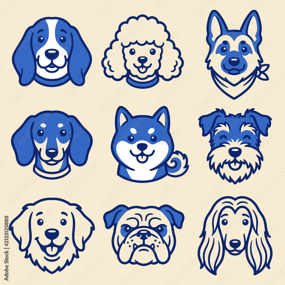 Fototapeta premium Charming Kawaii Style Vector Illustration with Cute Character Design Elements