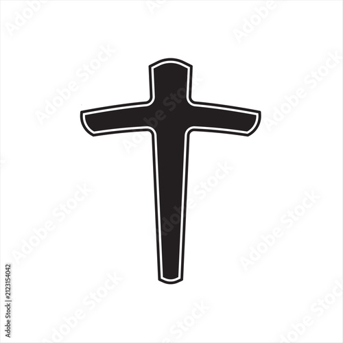 wooden curved cross