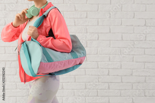 Woman in activewear with a ...