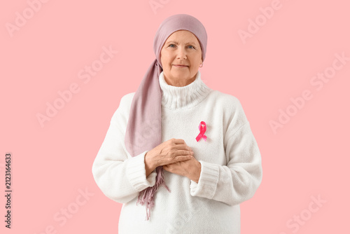 Senior woman after chemothe...