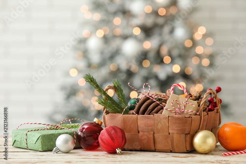 Gift basket with products, ...