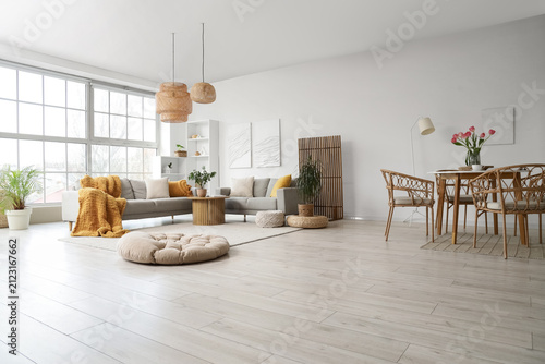Interior of modern studio a...